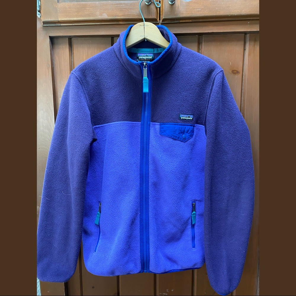 Purple zip up jacket